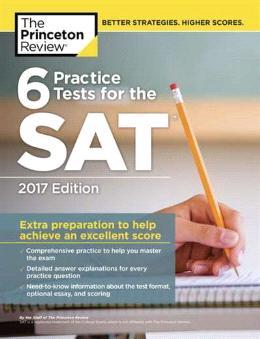 6 practice tests for the SAT, 2017 edition For Cheap