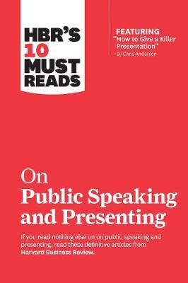 HBR s 10 Must Reads on Public Speaking and Presenting For Sale