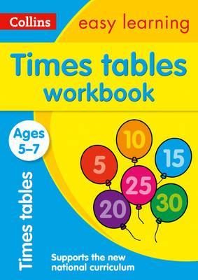 Collin Easy Learning Time Tables Workbook Age 5-7 Cheap