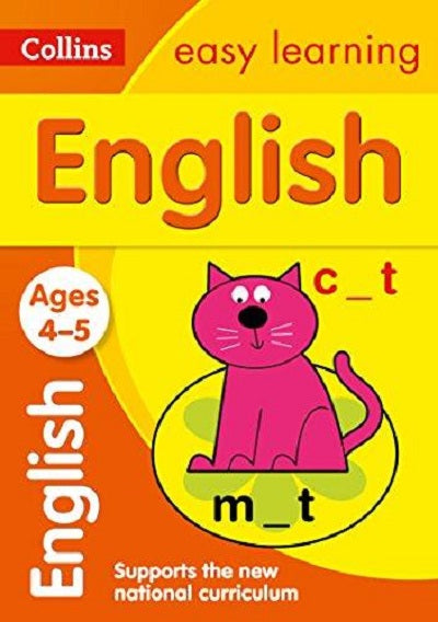 Collins Easy Learning English Ages 4-5 For Sale