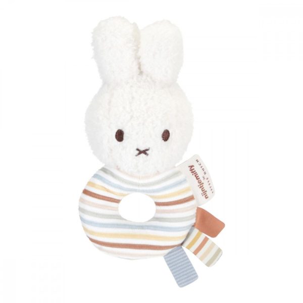 Miffy Vintage Sunny Stripes Rattle Hot on Sale